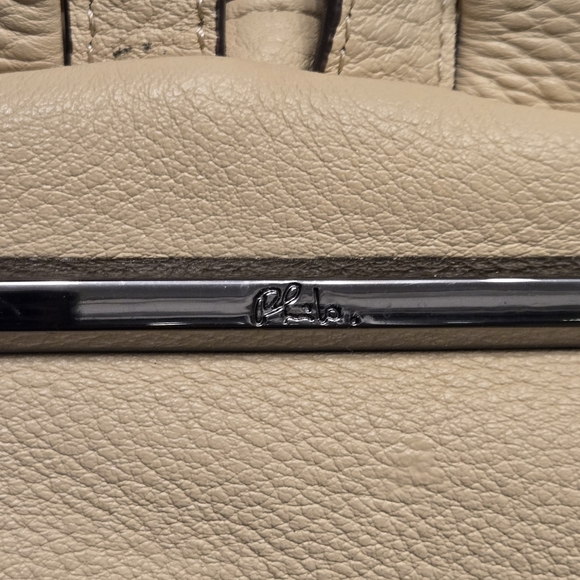 Philo Cream Leather Convertible  Backpack - Picture 3 of 8